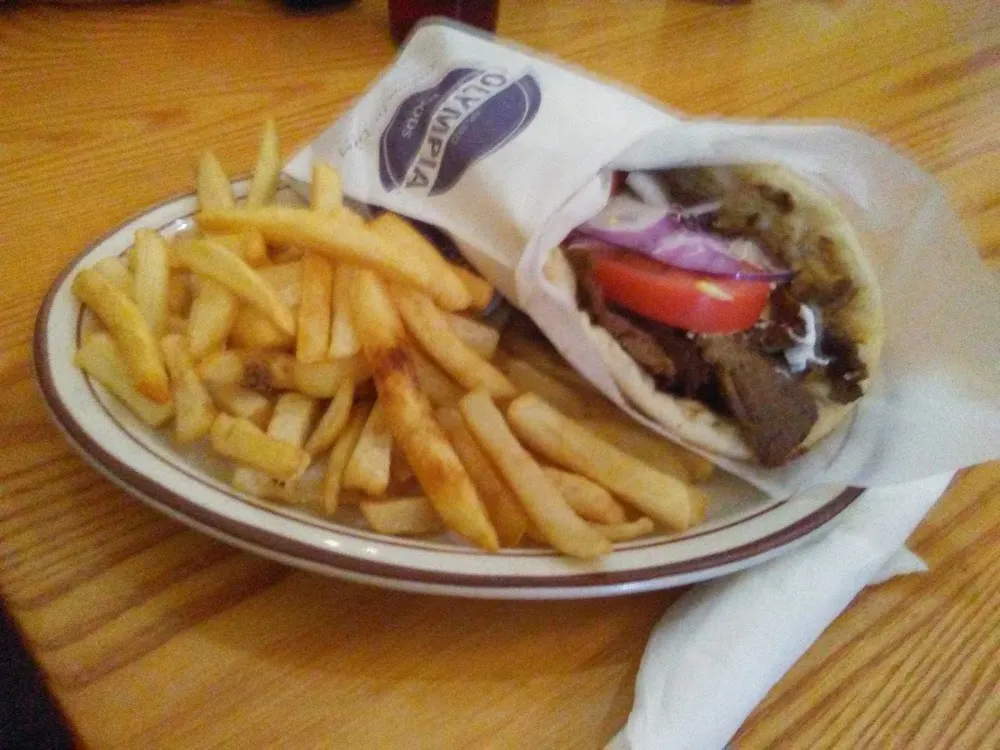 Gyro with Fries